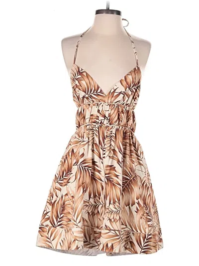 Pre-owned Autumn Adeigbo Romper In Brown