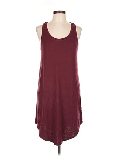 Pre-owned Leith Casual Dress In Burgundy