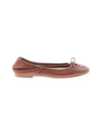 Pre-owned Sam Edelman Flats In Brown