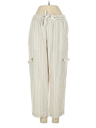 Pre-owned Sanctuary For Anthropologie Linen Pants In White