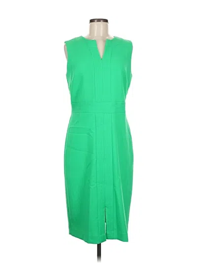 Pre-owned Ann Taylor Cocktail Dress In Green