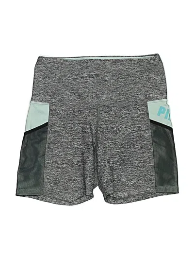 Pre-owned Victoria's Secret Pink Athletic Shorts In Gray