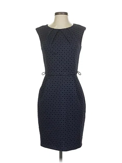 Pre-owned Mystic Sleeveless Top Blue Keyhole Neckline Tops