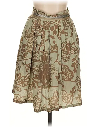 Pre-owned Lela Rose Casual Skirt In Brown