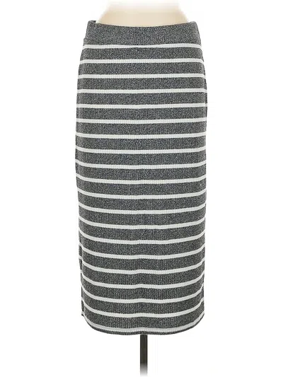 Pre-owned Gap Casual Skirt In Gray