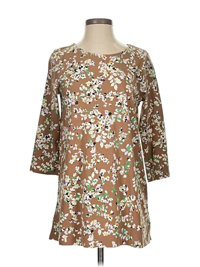 Jjill 3/4 Sleeve Blouse In Brown