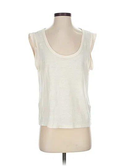 Pre-owned Banana Republic Sleeveless T-shirt In White