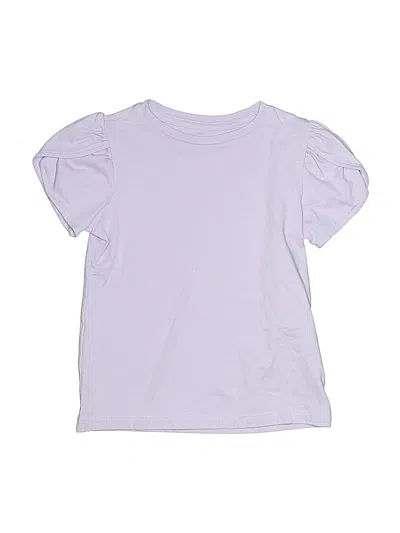 Pre-owned Crewcuts Kids' Short Sleeve T-shirt In Purple