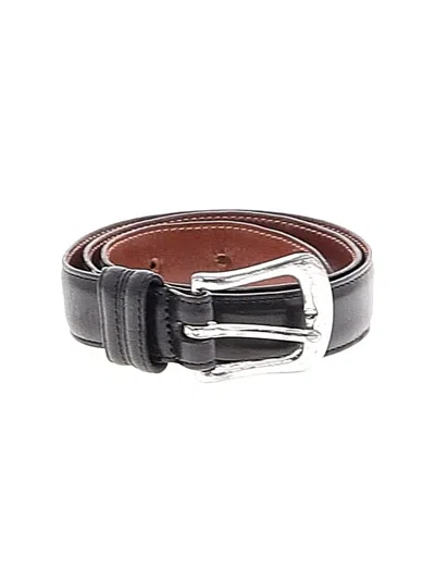Pre-owned Coach Leather Belt In Black