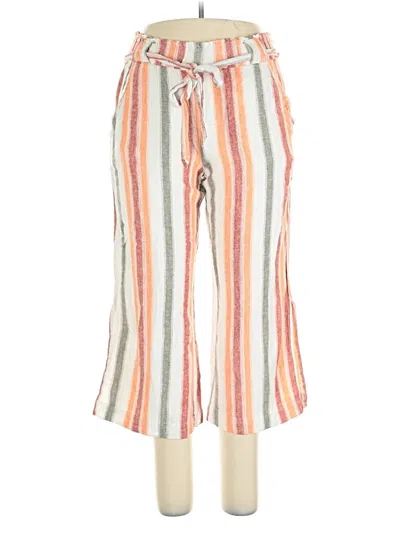 Pre-owned Indigo Rein Linen Pants In White