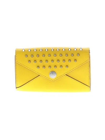 Pre-owned Rebecca Minkoff Leather Clutch In Yellow