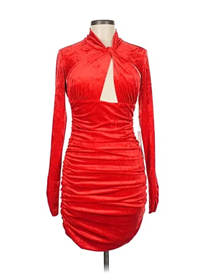 Ronny Kobo Cocktail Dress In Red