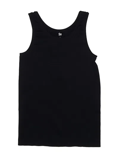 Pre-owned So Kids' Sleeveless T-shirt In Black