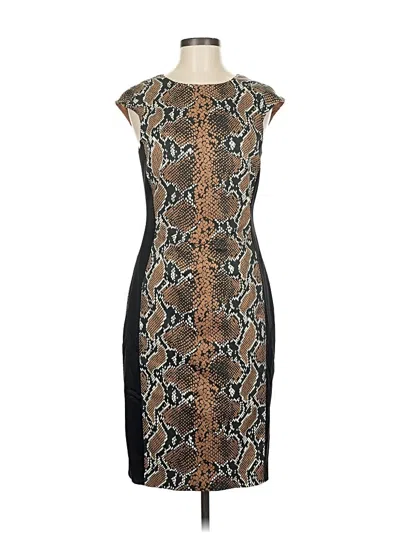 Pre-owned Karen Millen Cocktail Dress In Brown