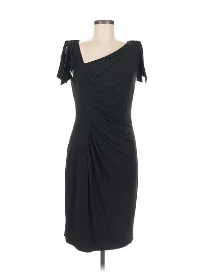 Pre-owned David Meister Cocktail Dress In Black