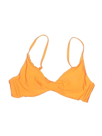 Pre-owned Wild Fable Swimsuit Top Orange Swimwear