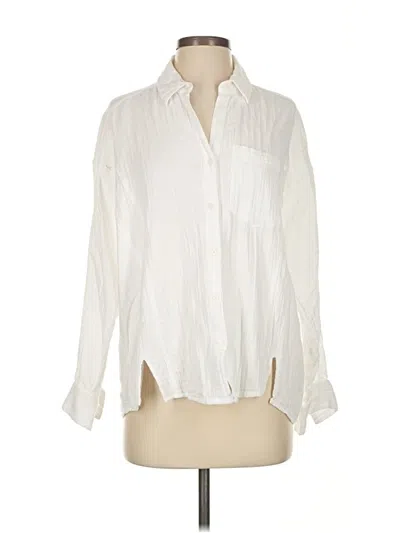 Pre-owned Vineyard Vines Long Sleeve Button Down Shirt In White