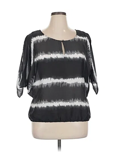 Pre-owned Converse One Star Short Sleeve Blouse In Black