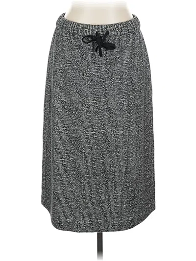 Pre-owned Simply Vera Vera Wang Casual Skirt In Gray