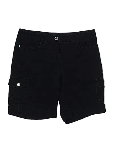 Pre-owned White House Black Market Cargo Shorts In Black