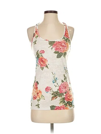 Pre-owned Delia's Tank Top Ivory Halter Neckline Tops In White