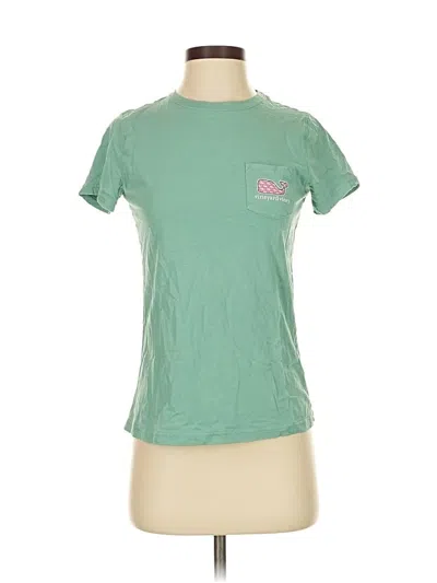 Pre-owned Vineyard Vines Short Sleeve T-shirt In Green
