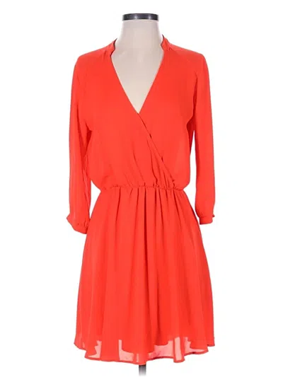 Pre-owned Lush Casual Dress In Orange