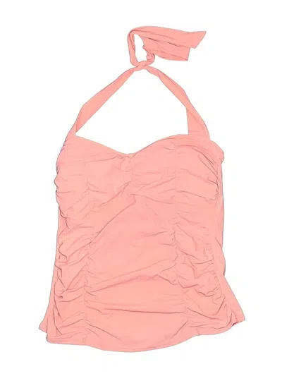 Pre-owned Lands' End Swimsuit Top Pink Swimwear