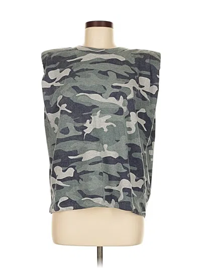 Pre-owned Blush Sleeveless T-shirt In Green