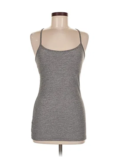 Pre-owned Lululemon Athletica Active Tank Top In Gray