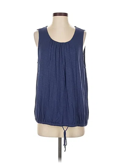 Pre-owned Left Coast By Dolan Sleeveless T-shirt In Blue
