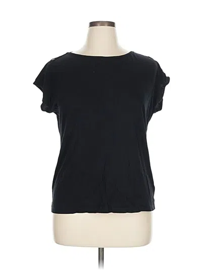 Pre-owned Talbots Short Sleeve T-shirt In Black
