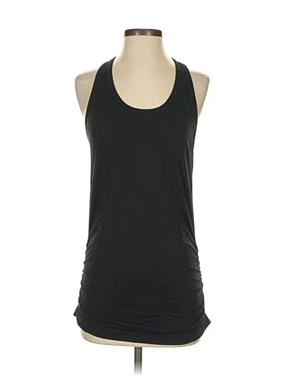 Pre-owned Athleta Tank Top Black Halter Neckline Tops