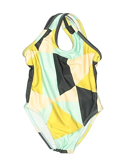 Pre-owned Crazy 8 Kids' One Piece Swimsuit In Yellow