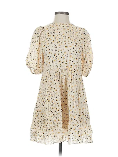 Pre-owned Ba&sh Casual Dress In White