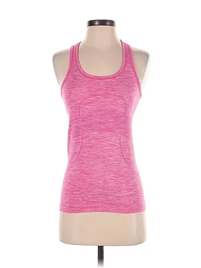 Pre-owned Lululemon Athletica Active Tank Top In Pink