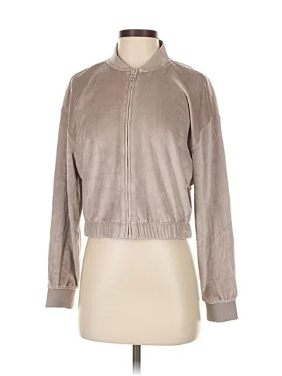 Pre-owned Victoria's Secret Track Jacket In Gray