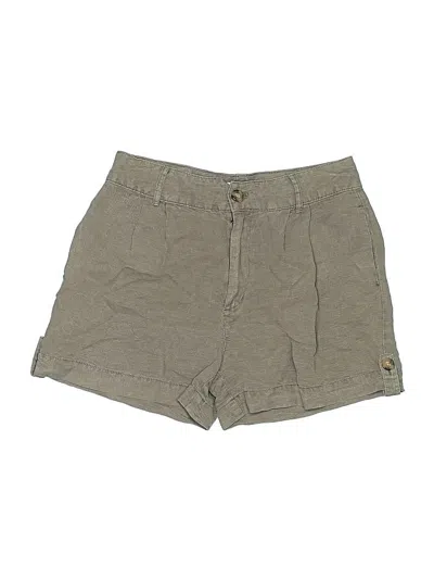 Pre-owned Nicole Miller Khaki Shorts In Brown