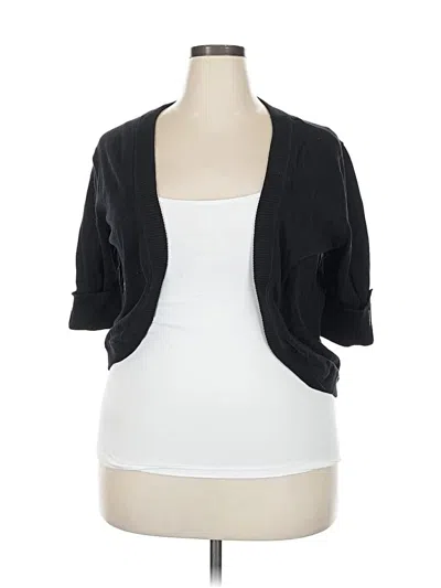 Pre-owned Sarah Spencer Cardigan Sweater In Black