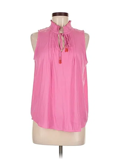 Pre-owned Ann Taylor Loft Sleeveless Blouse In Pink