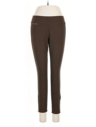 Pre-owned Jjill Active Pants In Brown