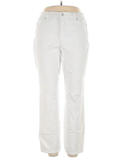 Pre-owned Gloria Vanderbilt Jeans In White