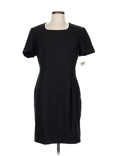 Pre-owned Talbots Casual Dress In Black