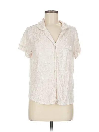 Pre-owned Stars Above Short Sleeve Blouse In White
