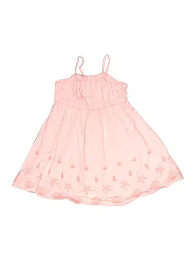 Pre-owned Crewcuts Outlet Kids' Dress In Pink