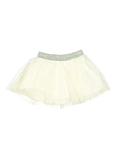 Pre-owned Gap Kids' Skirt In White