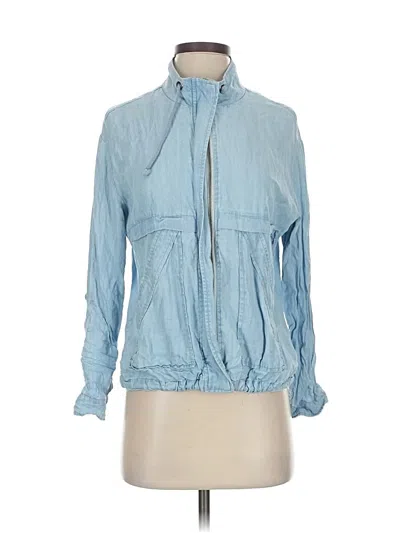 Pre-owned Bb Dakota Long Sleeve Blouse In Blue