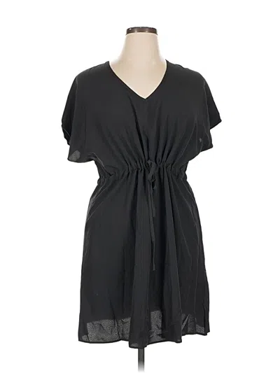 Pre-owned Ekouaer Casual Dress In Black