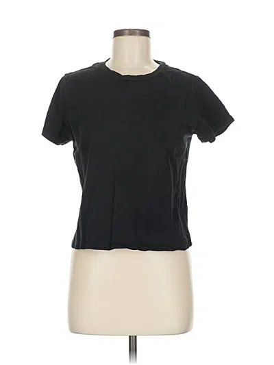 Pre-owned Forever 21 Short Sleeve T-shirt In Black