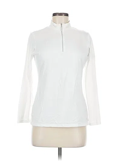 Pre-owned Bette & Court Long Sleeve Turtleneck In White